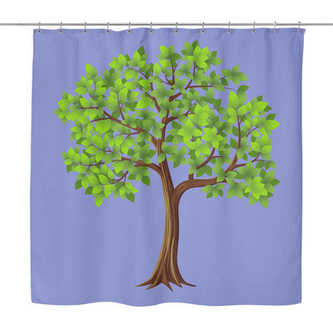 test shower curtain - butterfly tree