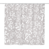 White & Green shower curtain