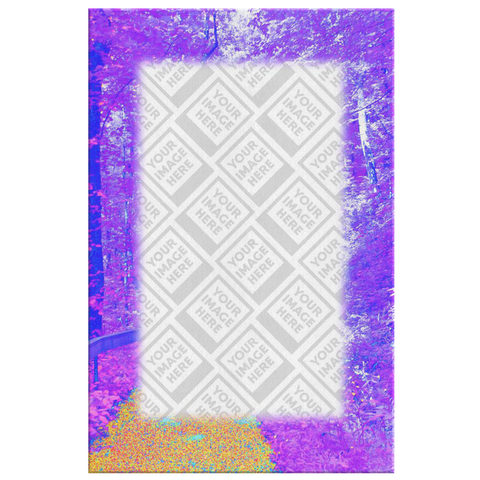 test horizontal canvas - trippy woods