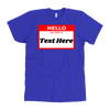 test shirt - nametag