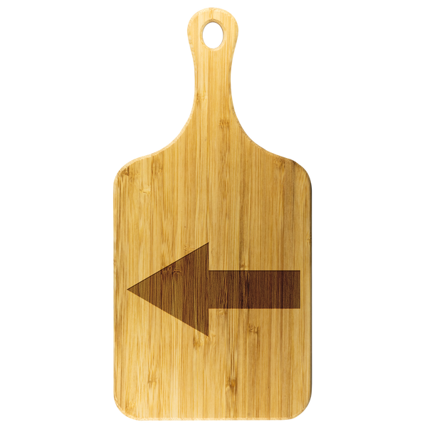 active cutting board with handle vertical