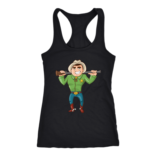 test shirt - cowboy - b