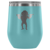 test wine tumbler - cowboy