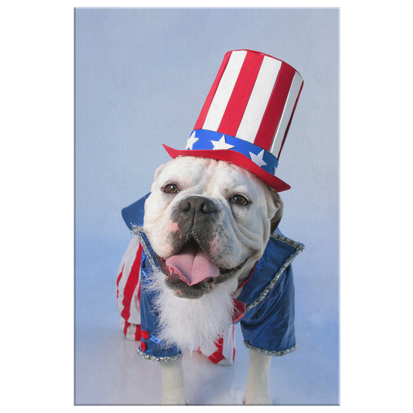 test canvas - dog - check collection