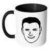 test mug - face