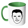 test mug - face