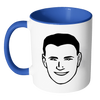test mug - face