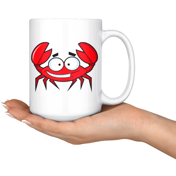 test mug - crab, bat, earth