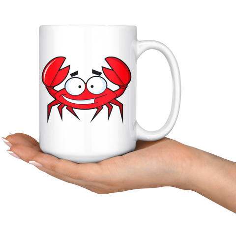 test mug - crab, bat, earth