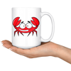 test mug - crab, bat, earth