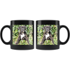 test black mug - black dog