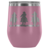 test wine tumbler - cowboys