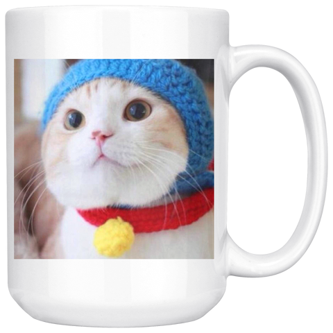 test mug - cat 15 oz