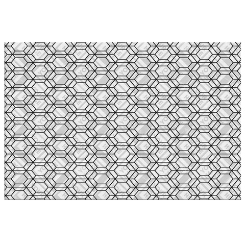 test canvas wrap - wide black hex