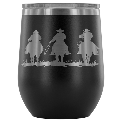 test wine tumbler - cowboys
