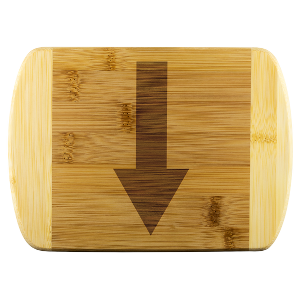 cutting board test horizontal down