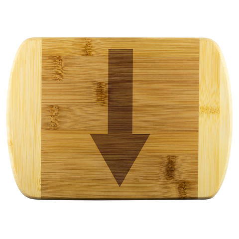 cutting board test horizontal down