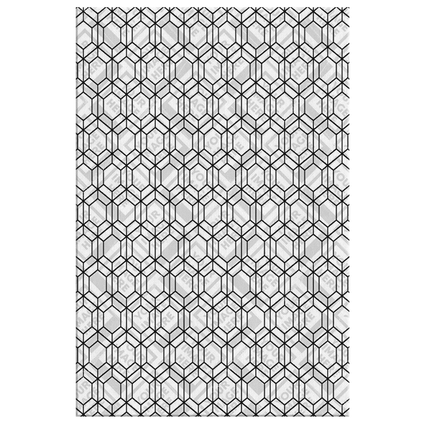 test canvas wrap - tall hex