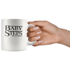 test white 11oz mug - baby steps - 20180612