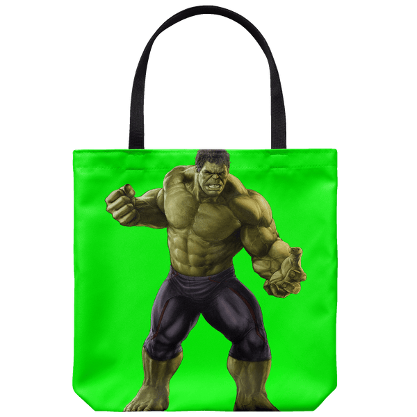 test tote - blue, green, orange