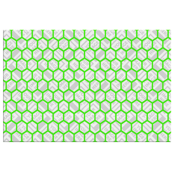 test canvas mask - green hex