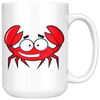 test mug - crab, bat, earth