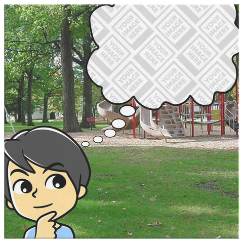 test canvas wrap - thinker