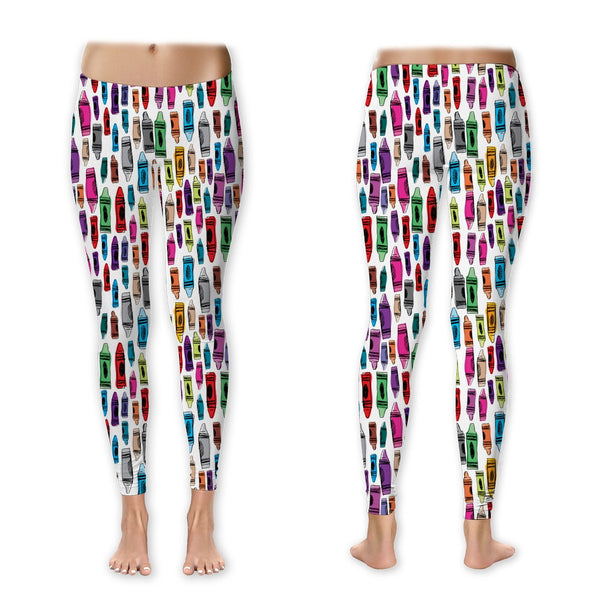 test leggings - crayon
