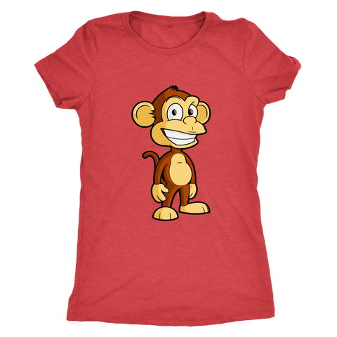 test shirt - monkey - top offset triple