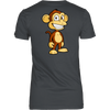 test shirt - monkey on back