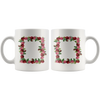 White 11oz Mug - Template - roses 20190225