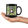 test black mug - black dog