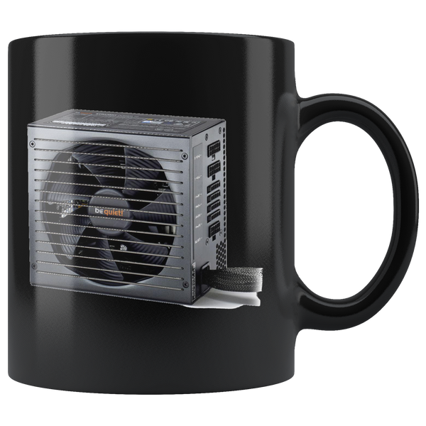 test black mug - fan, dog
