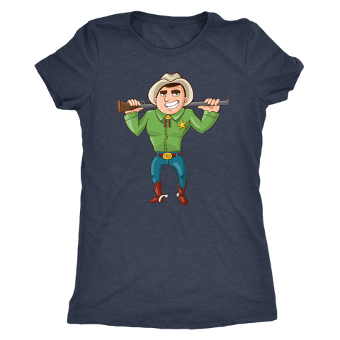 test shirt - cowboy - c