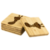 square wood coaster 1