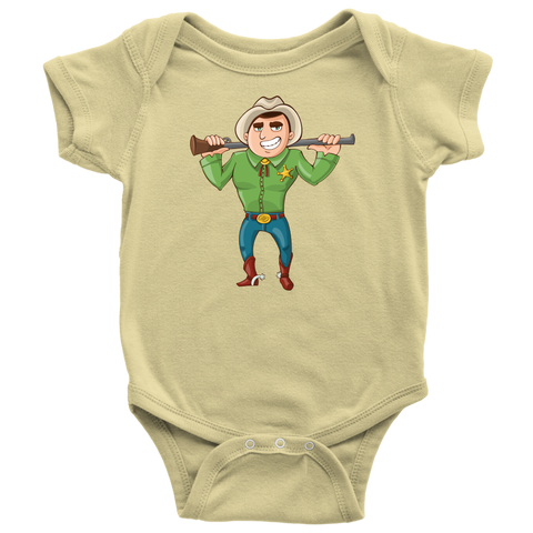 test onesie cowboy