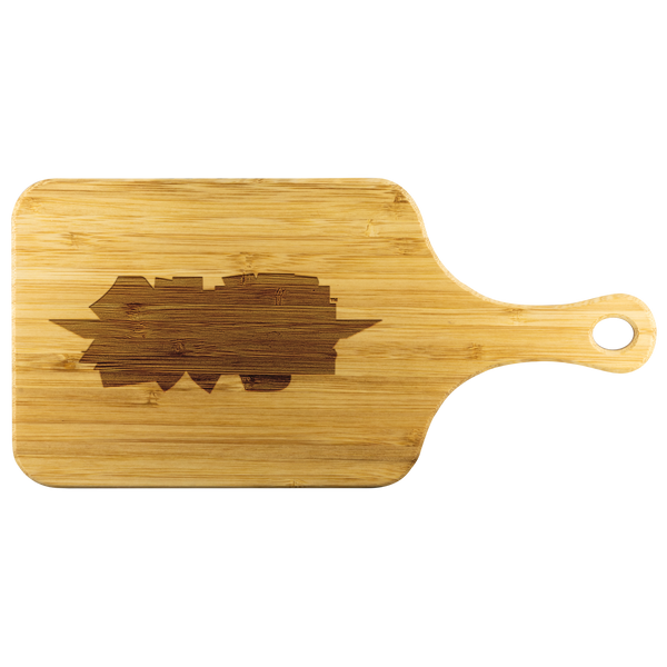 Horiz. Cutting board w/handle, Tracie