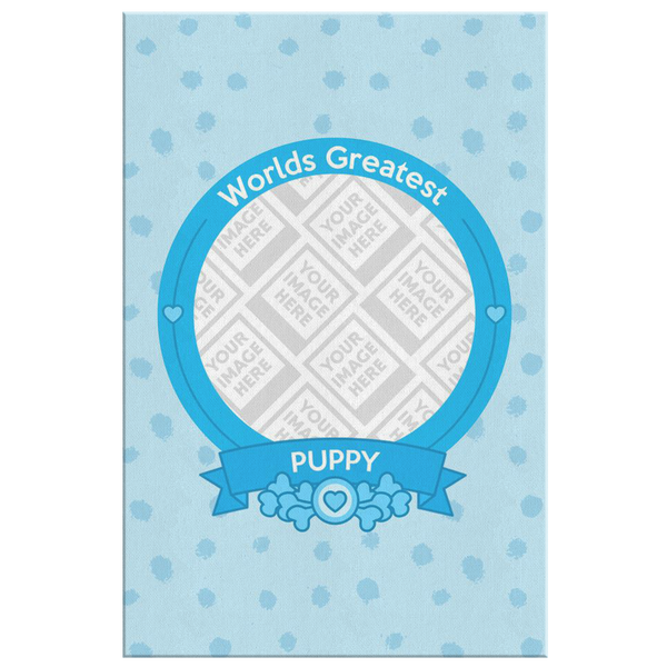 test canvas - tall - puppy - 20190920