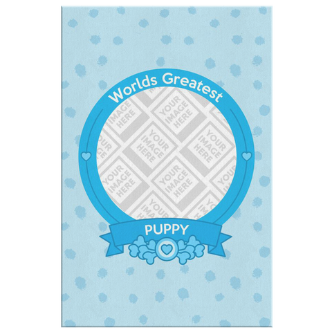 test canvas - tall - puppy - 20190920