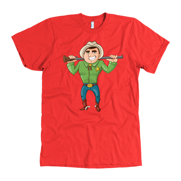 test shirt - cowboy sign