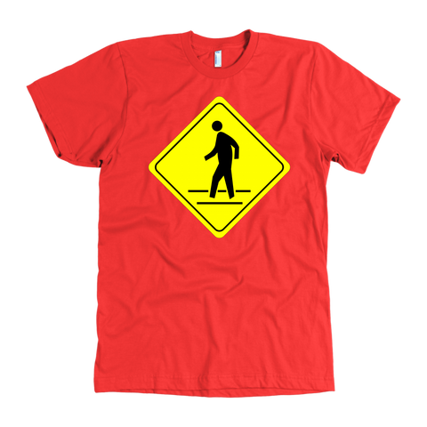 test shirt - orange sign