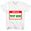 test shirt - personalization - creepy name