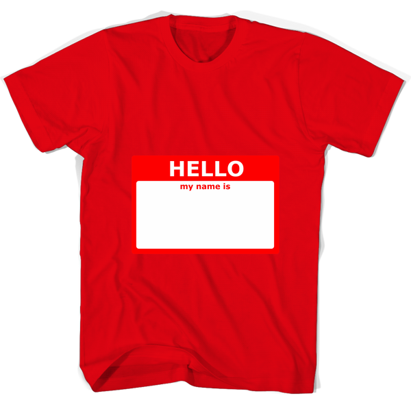 test shirt name tag!