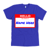 test shirt - Name Tag