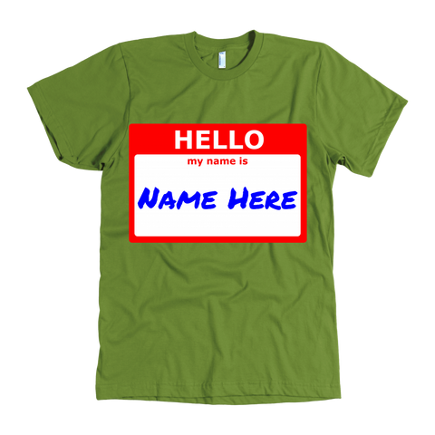 test shirt - Name Tag