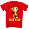 test shirt personaliztion - monkey - multiple variants