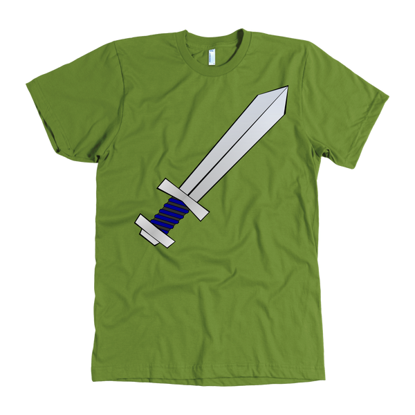 test shirt - sword with text