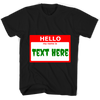 test shirt - personalization - creepy name