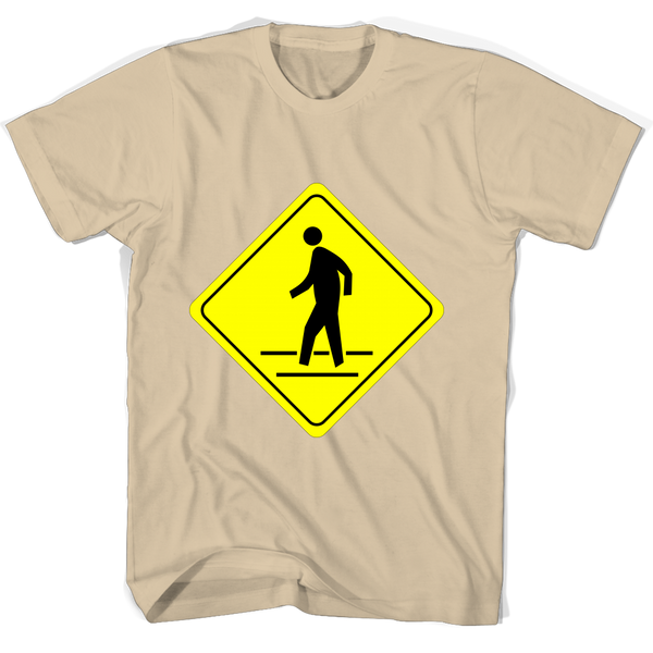 test shirt - sign brown