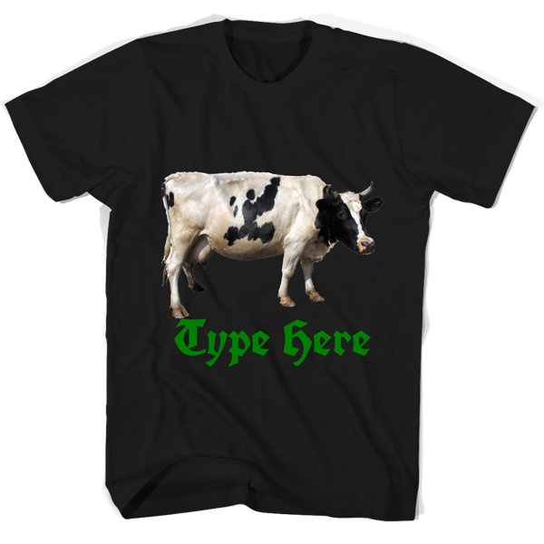 test shirt - cow